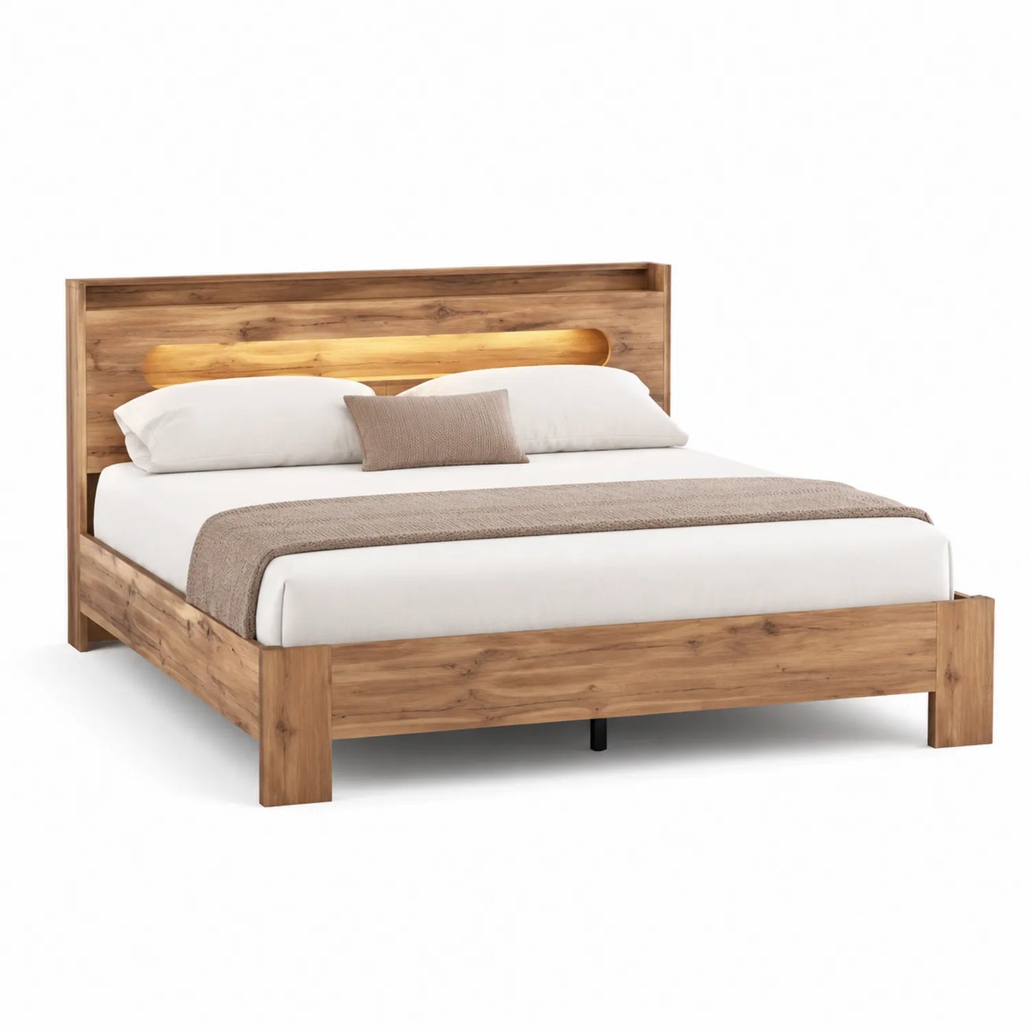 Letto matrimoniale in legno 200x160 cm
